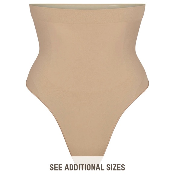 SKIMS Seamless Sculpt Core Control Thong in Clay - Picture 1 of 3